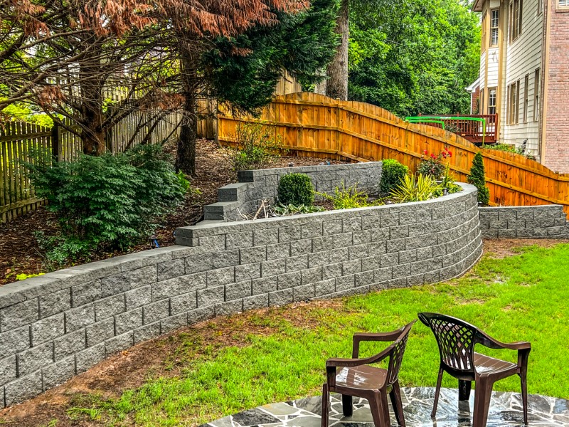 Retaining Wall Cleaning in Sandy Springs, GA